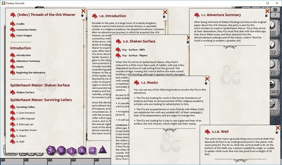 Fantasy Grounds - Threads of the Orb Weaver (5E)