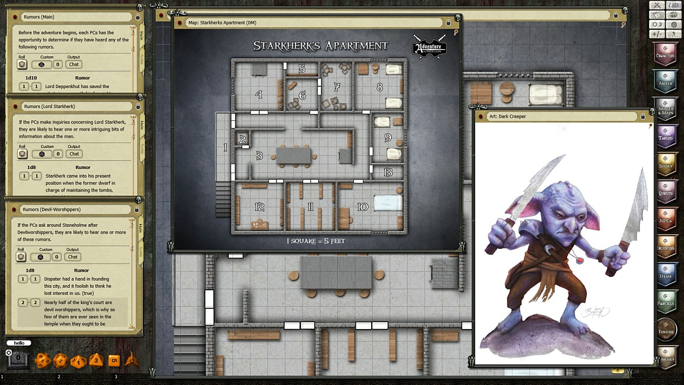 Fantasy Grounds - Death Comes to Stoneholme (PFRPG) screenshot 2