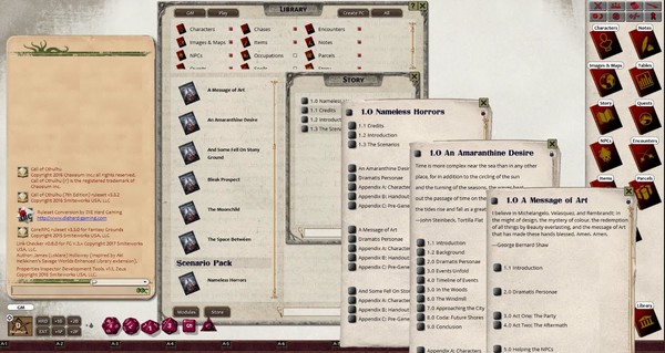 Fantasy Grounds - Nameless Horrors (CoC7E)