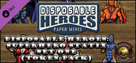 Fantasy Grounds - Disposable Heroes: Superhero Statix Set One (Token Pack) Header Image