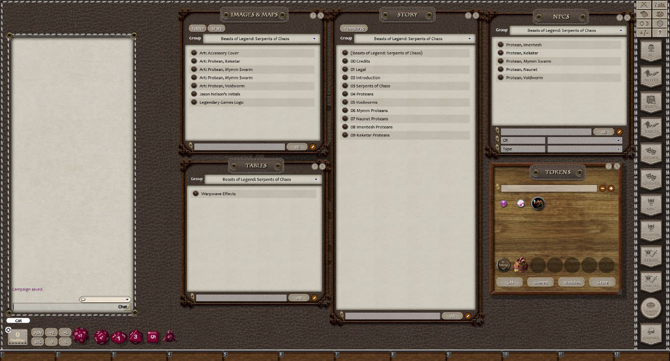 Fantasy Grounds - Serpents of Chaos (5E) screenshot 2