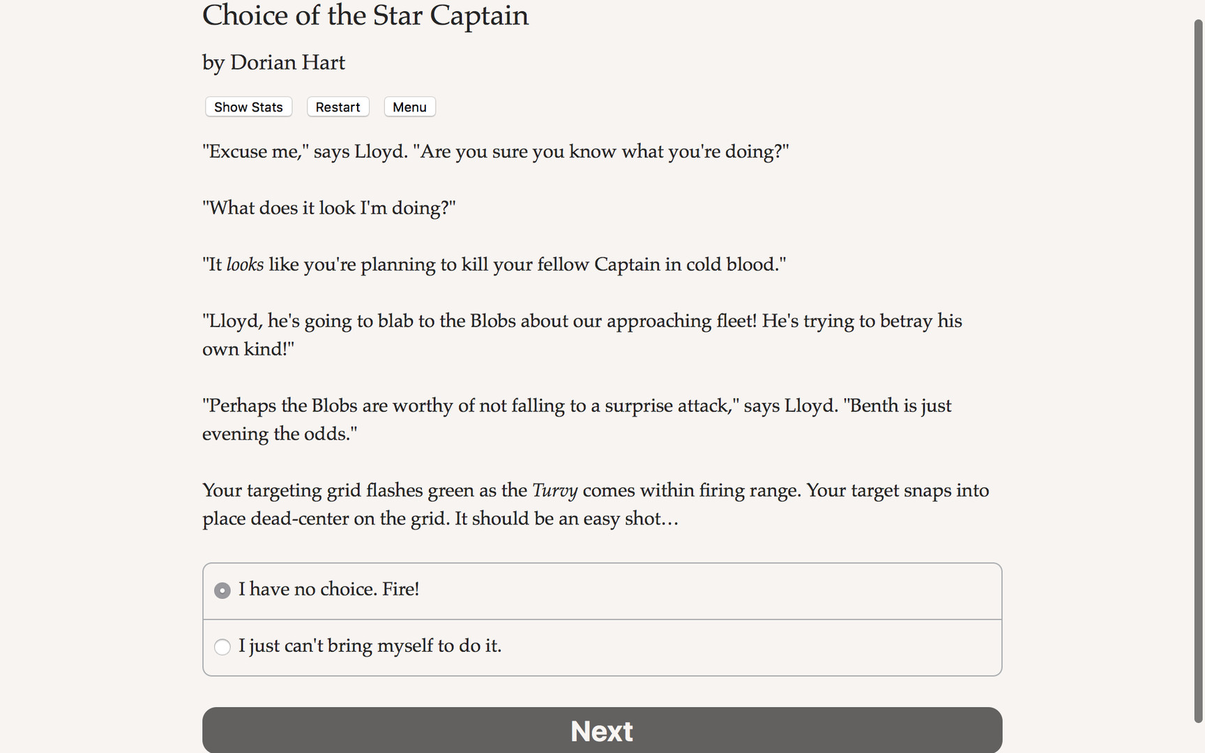 Choice of the Star Captain screenshot #4