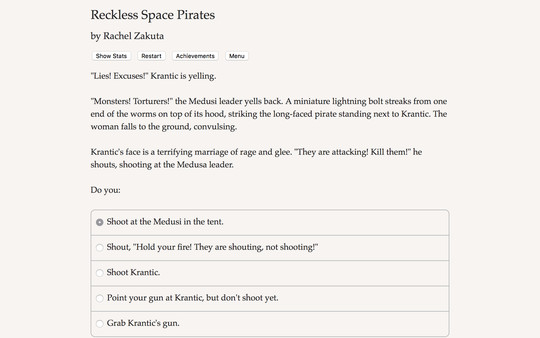 Screenshot z Reckless Space Pirates