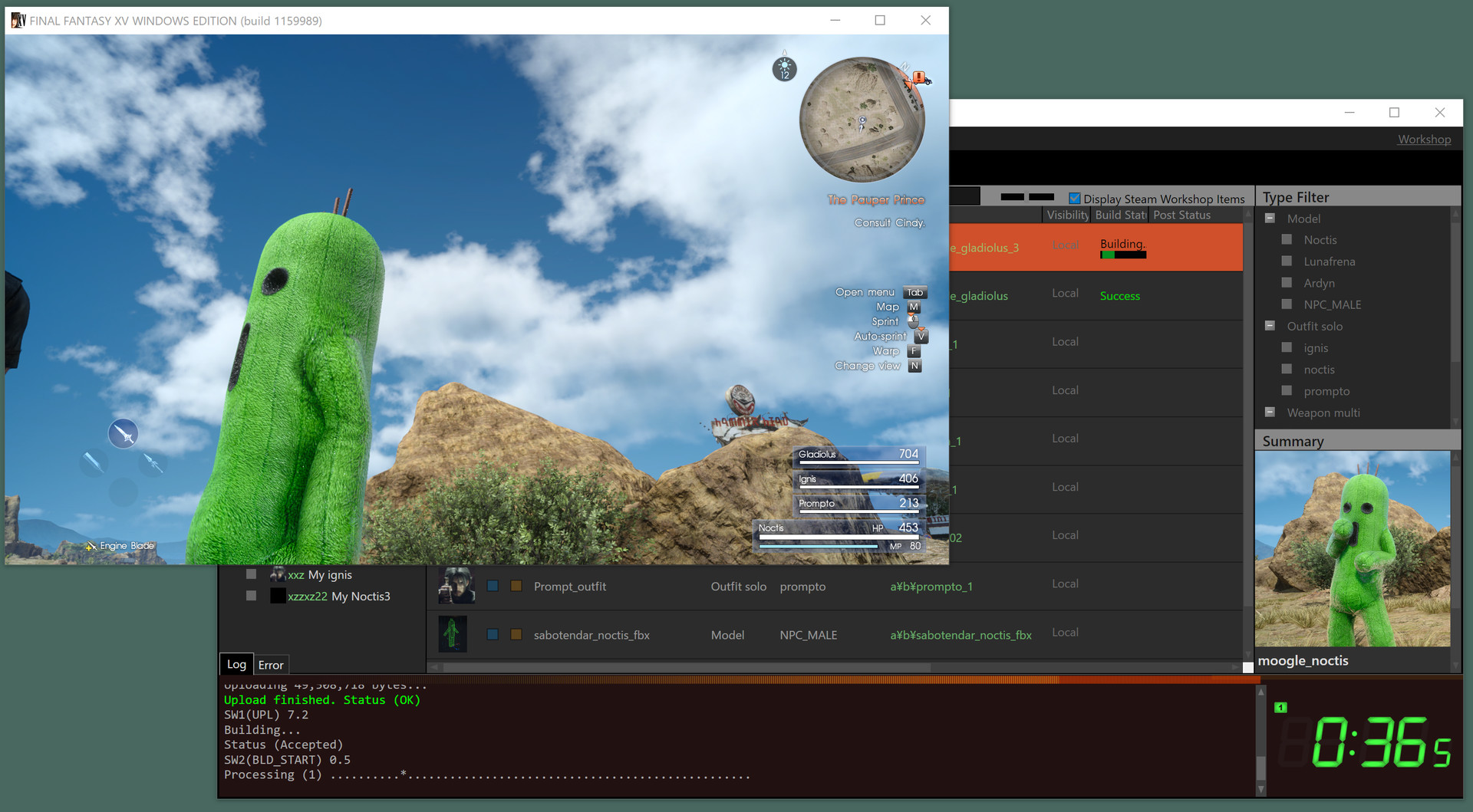 #6. FINAL FANTASY XV WINDOWS EDITION MOD ORGANIZER (Steam) 由: Square Enix
