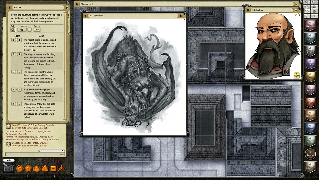 Fantasy Grounds - U02: Murder in Stoneholme (PFRPG) Featured Screenshot #1