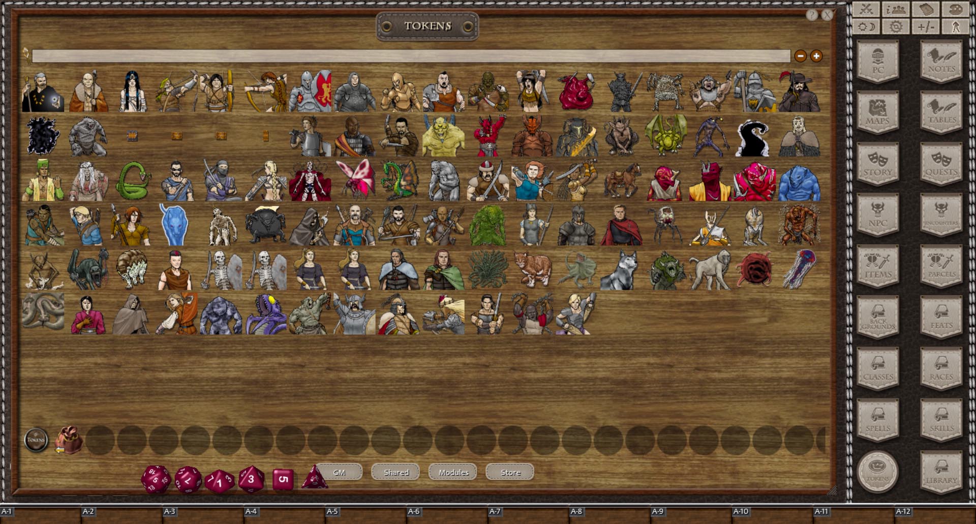 Fantasy Grounds - Iron Heroes Counter Collection (Token Pack) Featured Screenshot #1