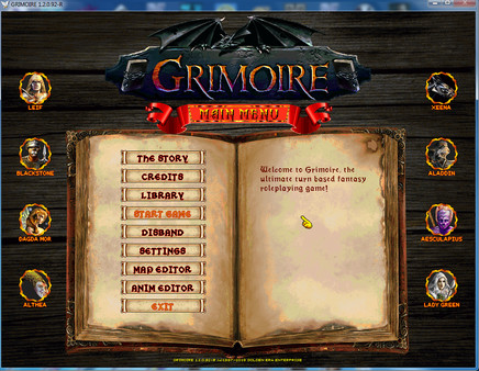 Screenshot z Grimoire : Heralds of the Winged Exemplar