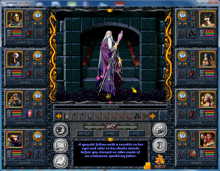 Screenshot z Grimoire : Heralds of the Winged Exemplar