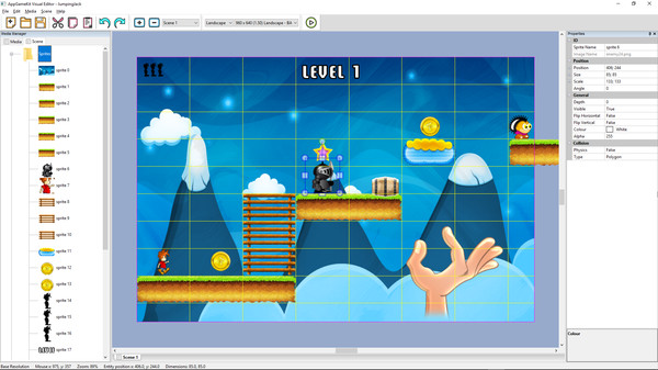 AppGameKit Classic - Visual Editor