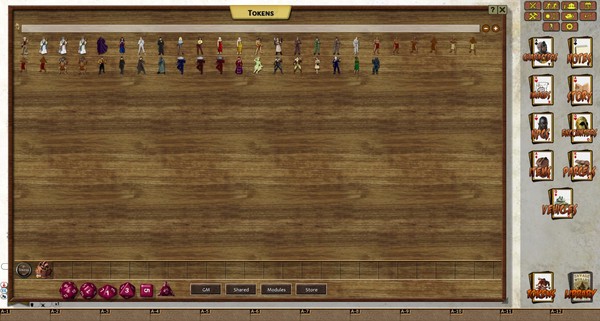 Fantasy Grounds - Daring Tales of Adventure Figure Flats (Token Pack)