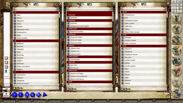Fantasy Grounds - Pathfinder RPG - Bestiary 4 Pack (PFRPG)