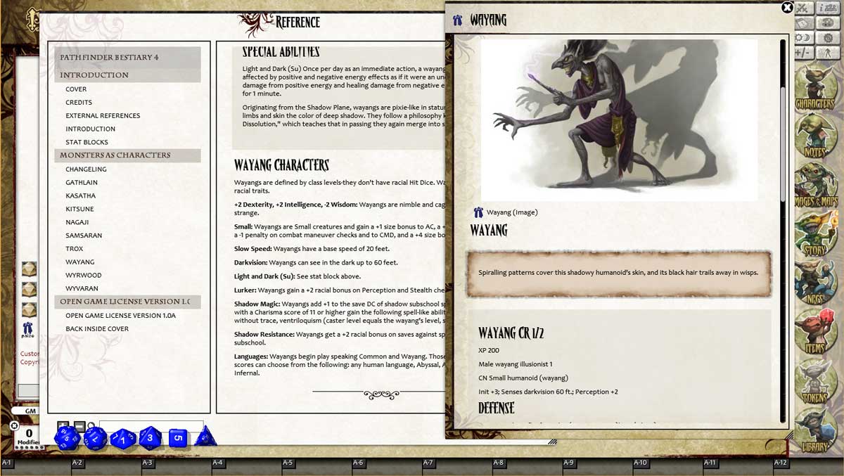 Fantasy Grounds - Pathfinder RPG - Bestiary 4 Pack (PFRPG) Featured Screenshot #1