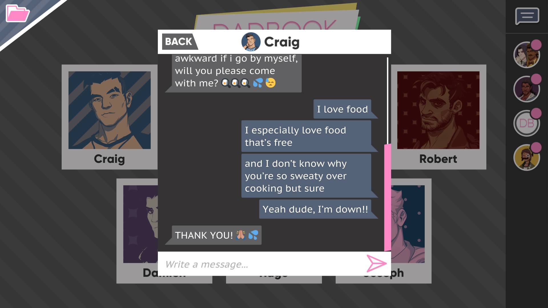 Dream Daddy: A Dad Dating Simulator screenshot #3
