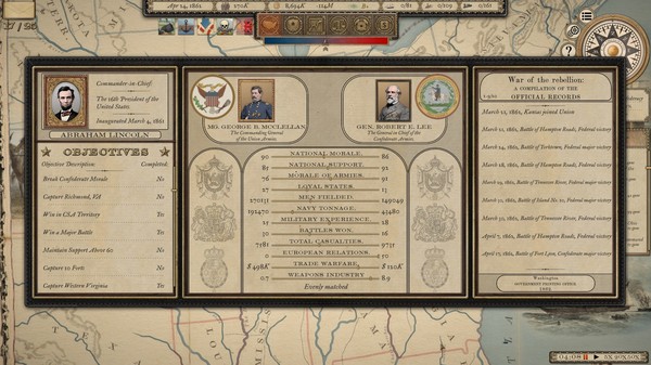Grand Tactician: The Civil War (1861-1865) Screenshot