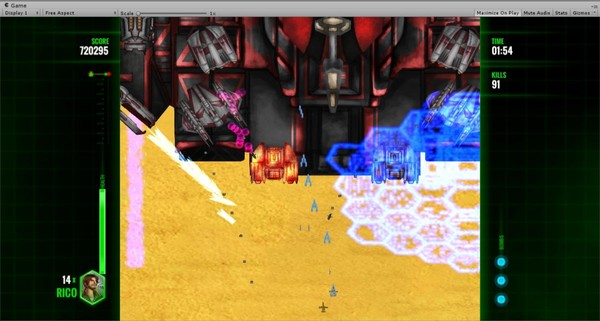 Screenshot z Screaming Eagles