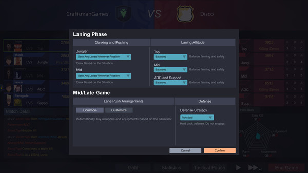 Screenshot z ESports Club
