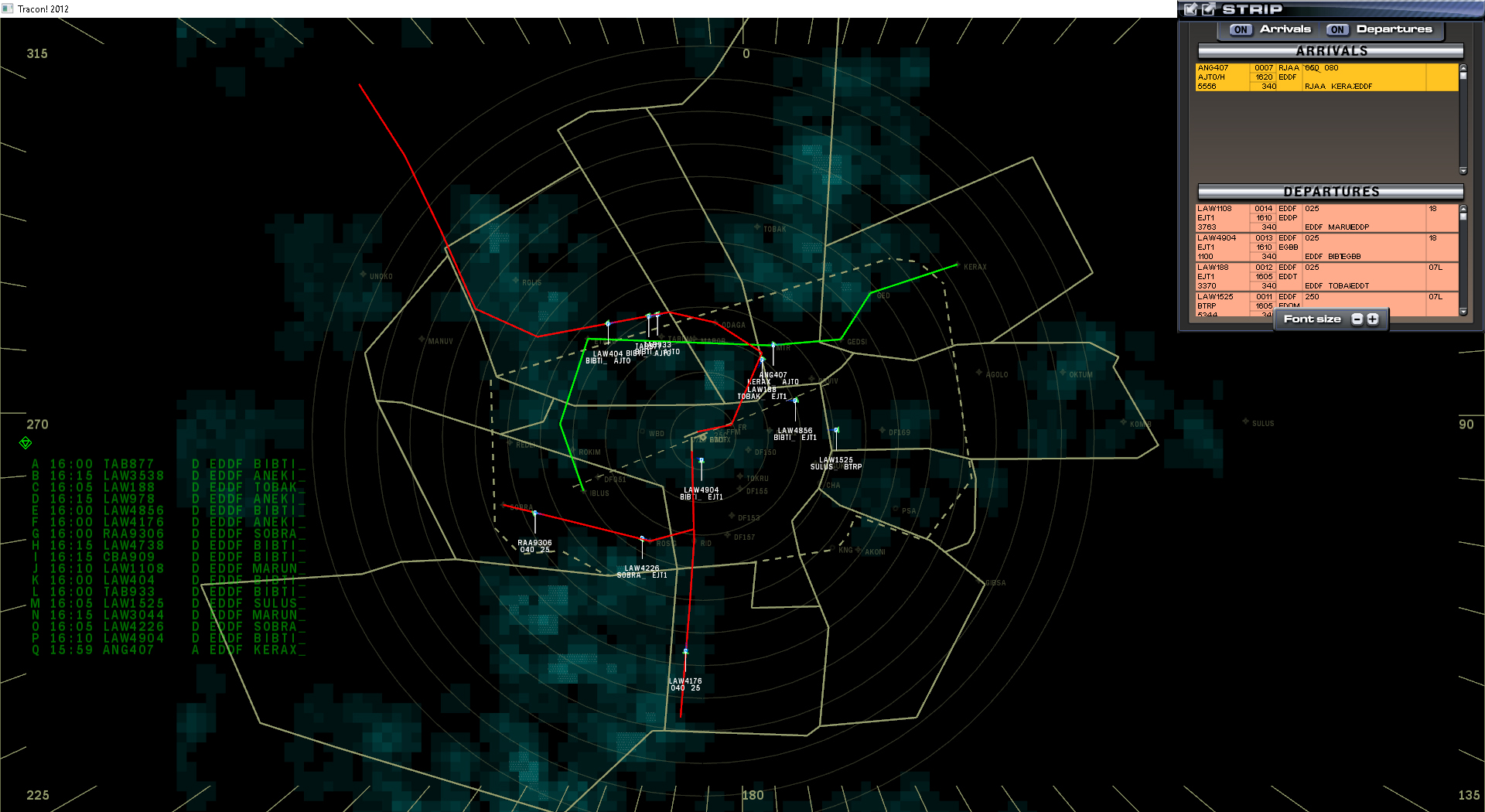 Tracon!2012:SE - Frankfurt Sector Featured Screenshot #1