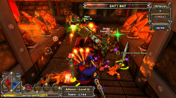 Screenshot z Dungeon Defenders