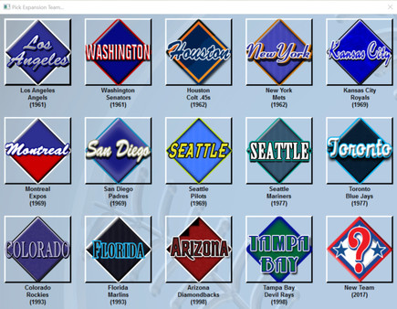 Screenshot z Baseball Mogul 2017