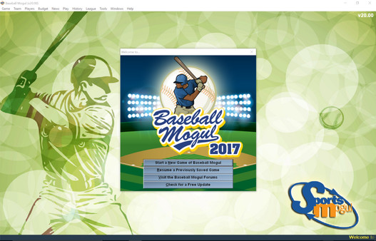 Screenshot z Baseball Mogul 2017