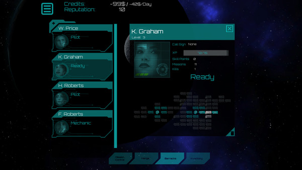 Screenshot z Aetherspace