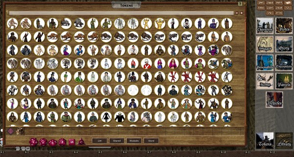 Fantasy Grounds - Rippers Online Gaming Figure Flats (Token Pack)