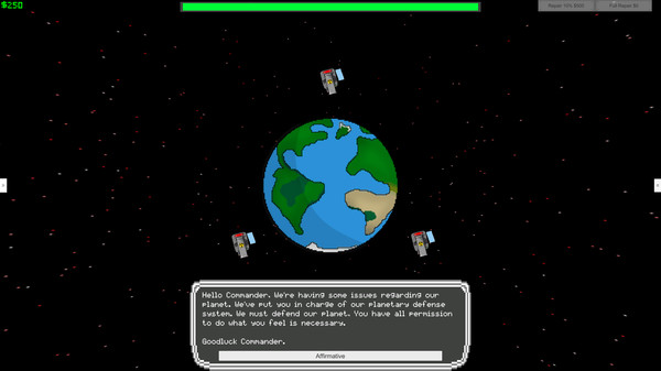 Screenshot z Orbit Defender