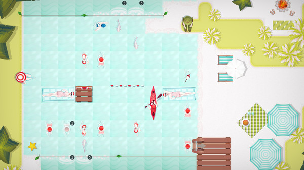 Screenshot z Swim Out