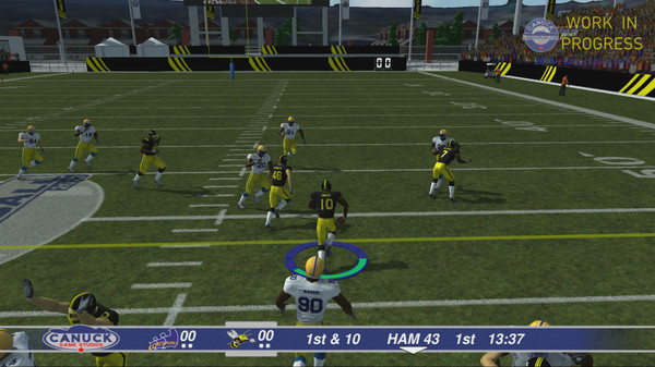 Screenshot z Canadian Football 2017