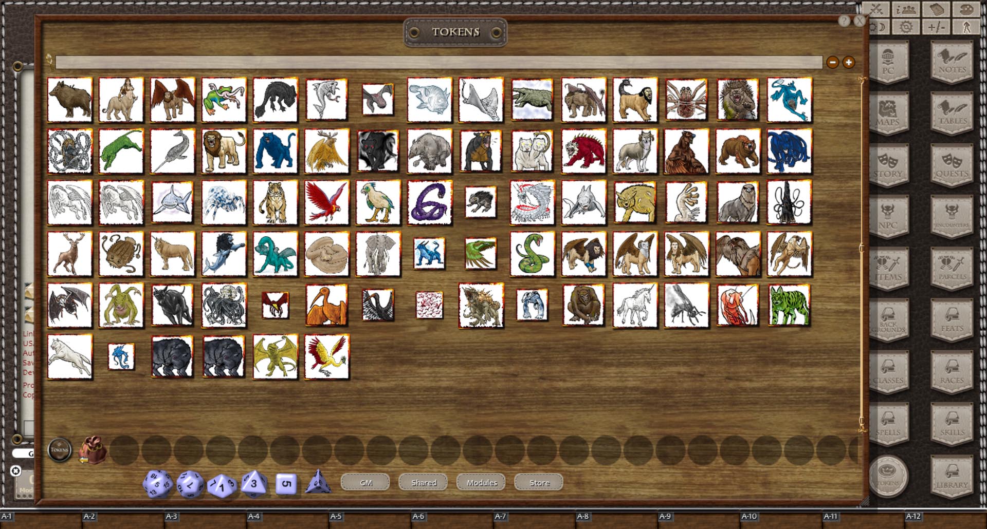 Fantasy Grounds - Gaming #6: Magical Beasts (Token Pack) screenshot 2