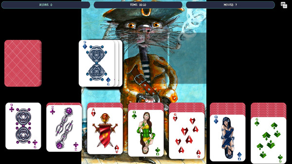 Solitaire - Cat Pirate Portrait — 1