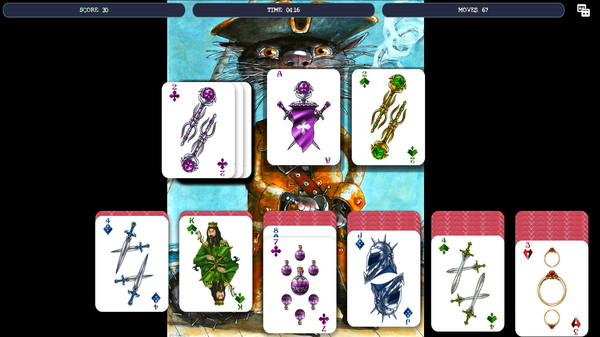 Solitaire - Cat Pirate Portrait — 3