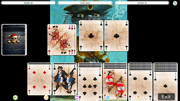 Solitaire - Cat Pirate Portrait — 7