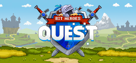 Steam header art for Bit Heroes