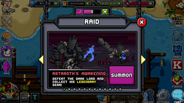 Screenshot z Bit Heroes Screenshot z Bit Heroes