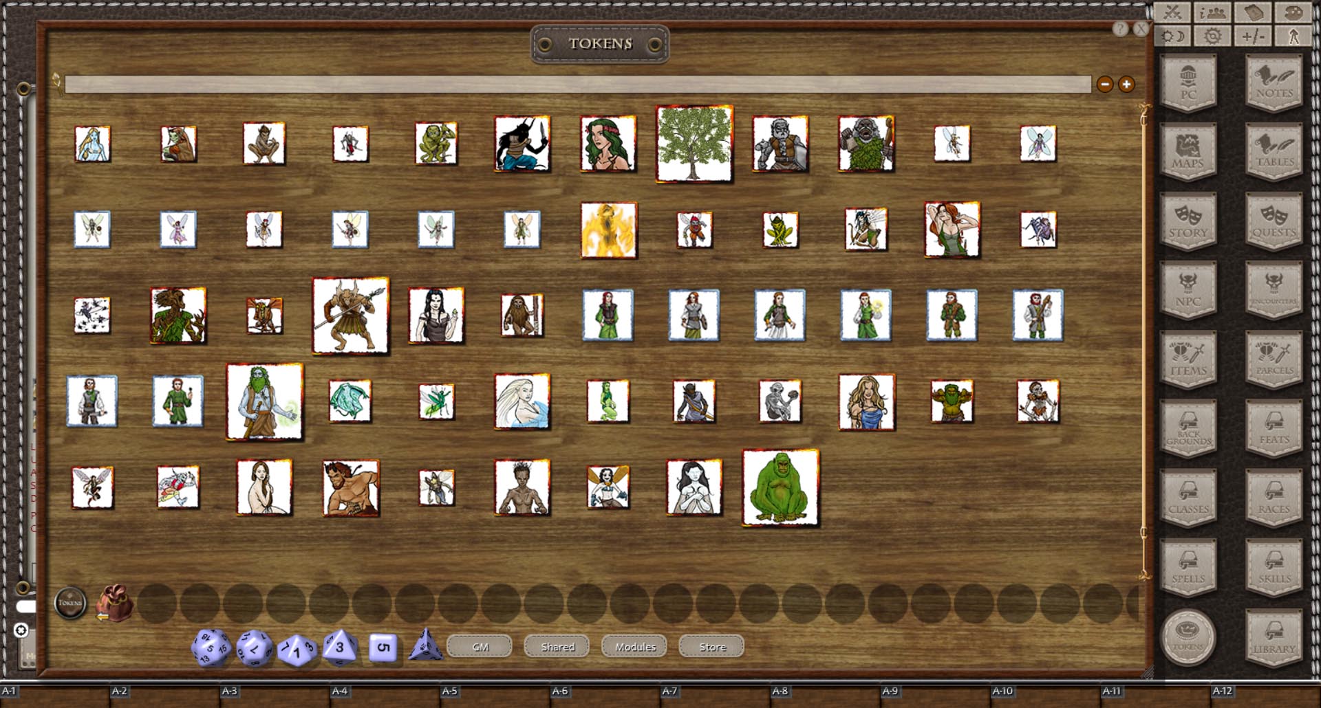 Fantasy Grounds - Gaming #7: Constructs, Elementals, & Fey (Token Pack)のスクリーンショット 1