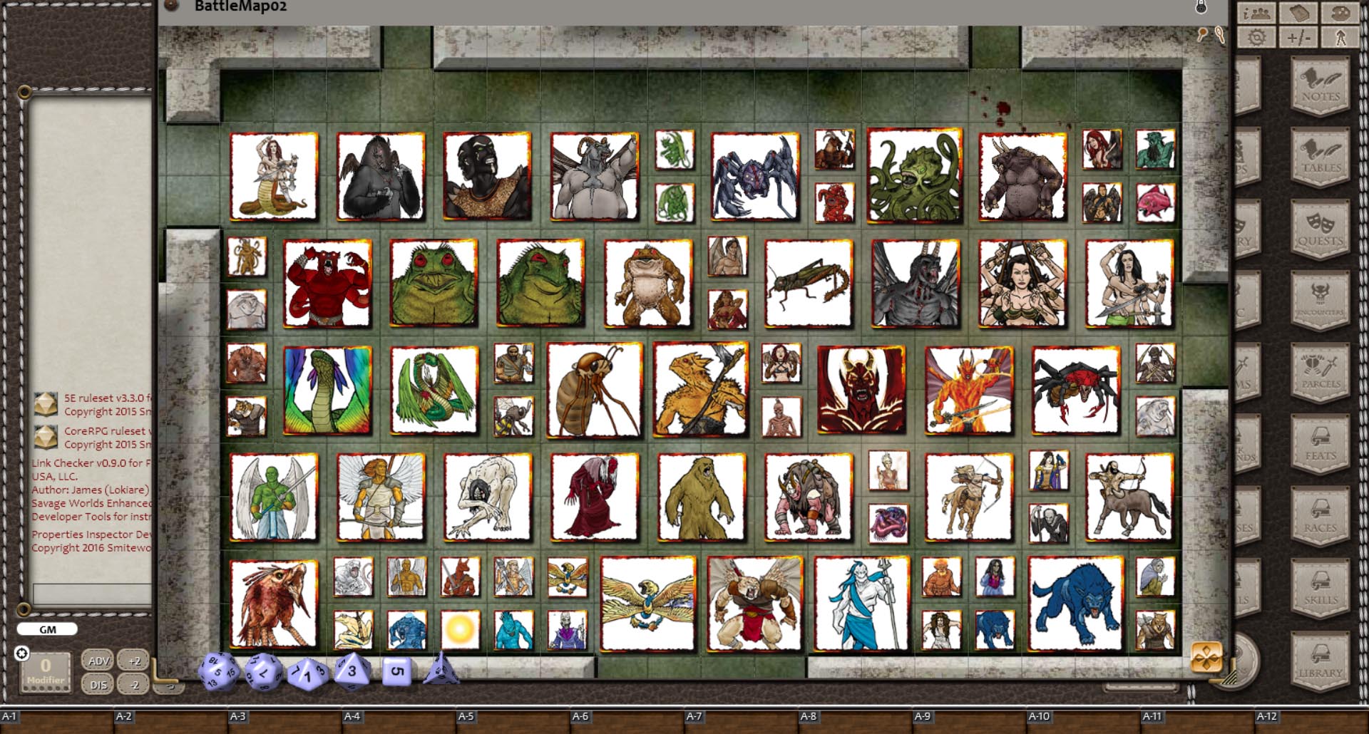 Fantasy Grounds - Gaming #9: Monstrous Humanoids & Outsiders (Token Pack) Featured Screenshot #1