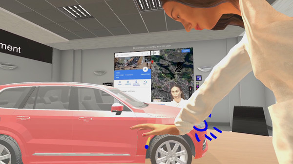 Screenshot z Telia VR conference Screenshot z Telia VR conference