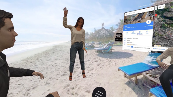 Screenshot z Telia VR conference Screenshot z Telia VR conference