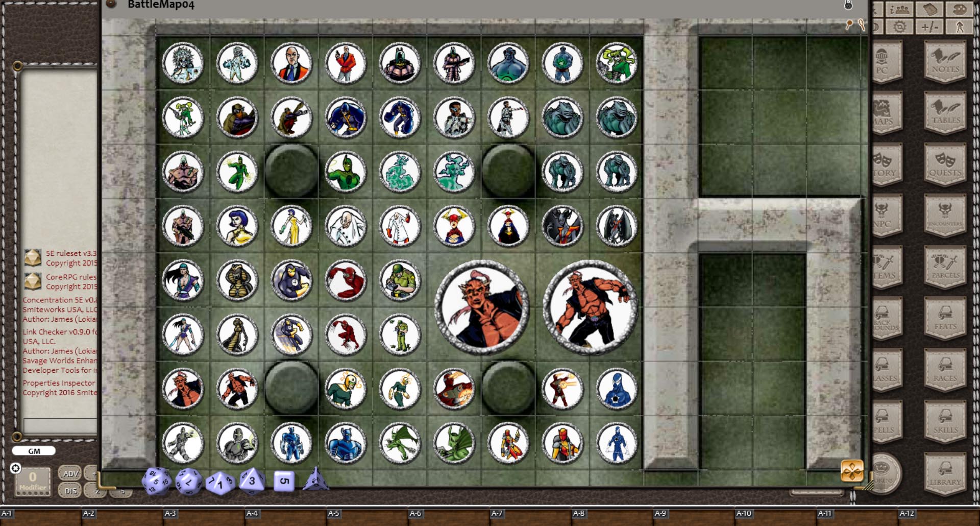 Fantasy Grounds - Savage Worlds Necessary Evil Online Gaming (Token Pack) Featured Screenshot #1