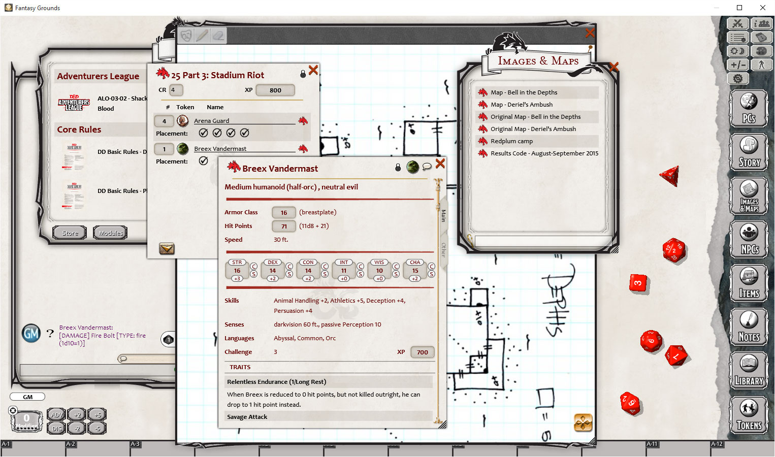 Fantasy Grounds - Dungeons & Dragons: Shackles of Blood screenshot 1