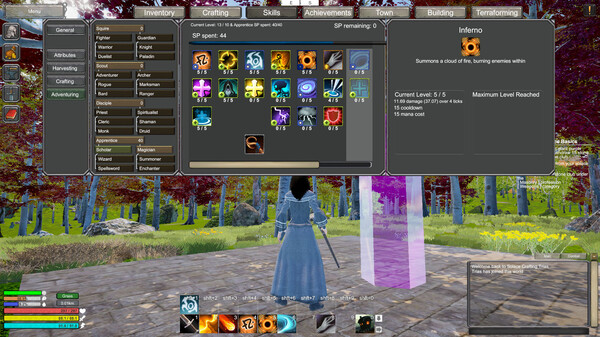 Screenshot z Solace Crafting