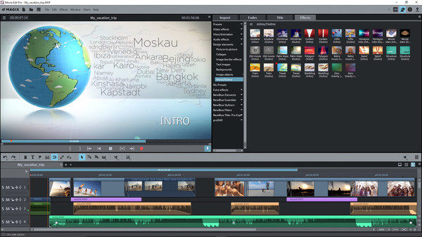 Screenshot z MAGIX Video deluxe 2017 Steam Edition Screenshot z MAGIX Video deluxe 2017 Steam Edition