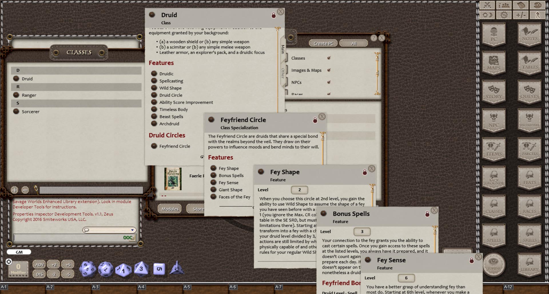 Fantasy Grounds - Faerie Passions (5E) screenshot 4
