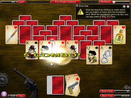 Screenshot z Crime Solitaire 2: The Smoking Gun
