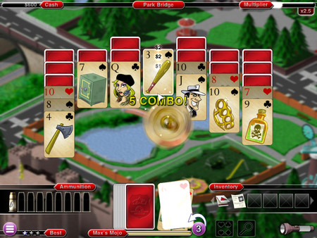 Screenshot z Crime Solitaire 2: The Smoking Gun