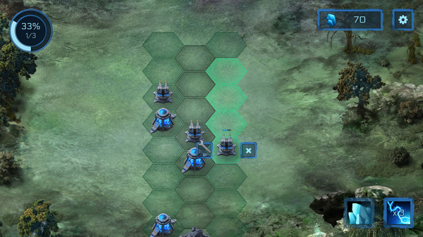 Screenshot z Galaxy of Drones