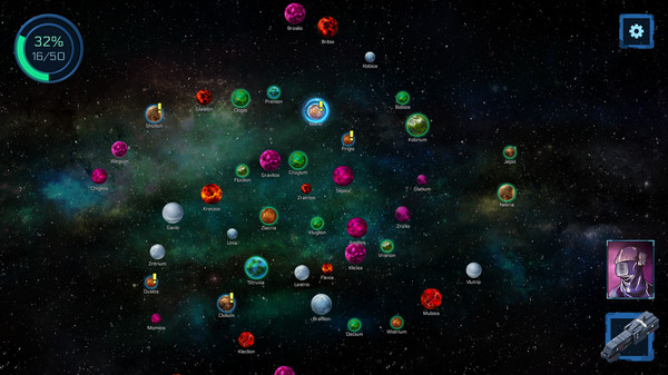 Screenshot z Galaxy of Drones