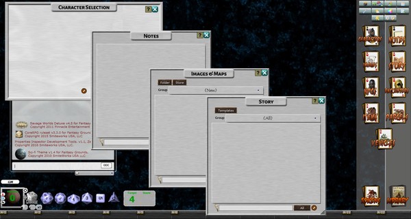 Fantasy Grounds - Sci-fi Skin (Savage Worlds)