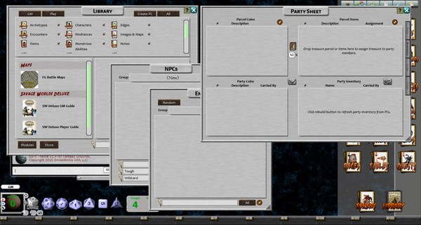Fantasy Grounds - Sci-fi Skin (Savage Worlds)